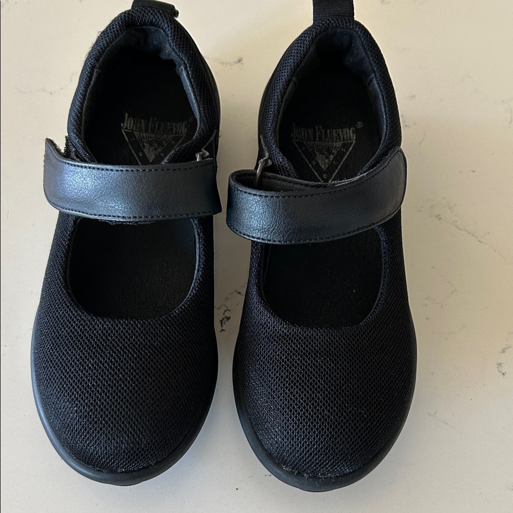 John Fluevog Black Mary Jane Shoes